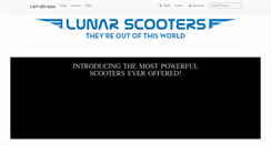 Desktop Screenshot of lunarscooters.com